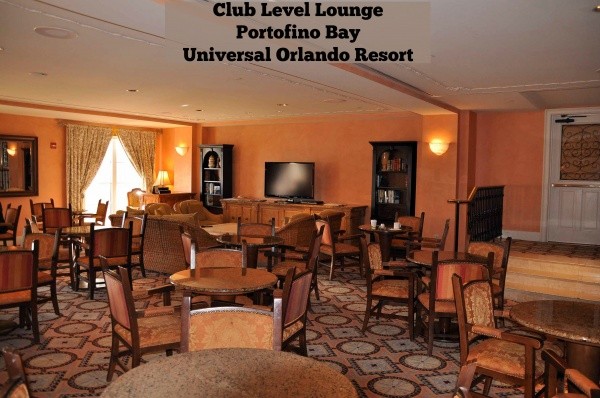 Portofino Bay Unviersal Orlando Resort Club Level Lounge