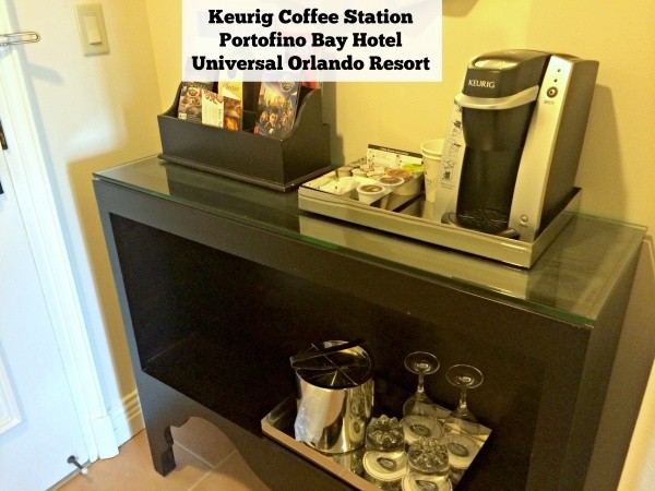 Keurig Coffee Station at Portofino Bay Hotel at Universal Orlando Resort