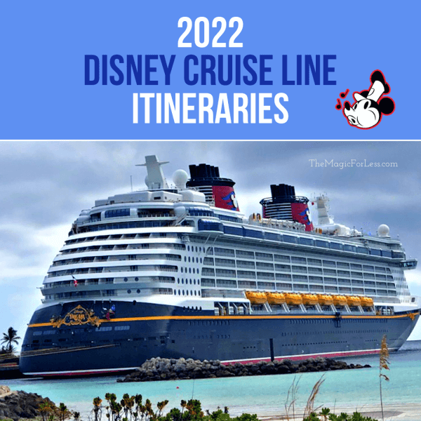 Disney Cruise Line Announces Summer 2022 Itineraries