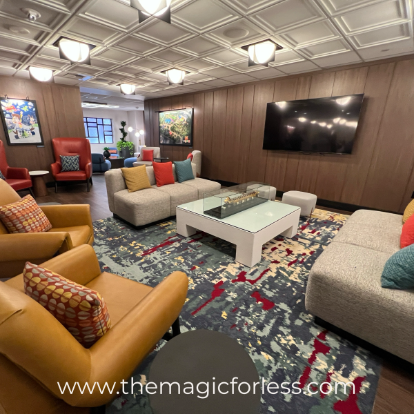 Pixar Place Hotel Creator’s Club Lounge