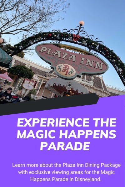 Experience the Magic Parade Dining Package