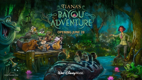 Best Time to Visit Walt Disney World with Tiana's Bayou Adventure opening June 28