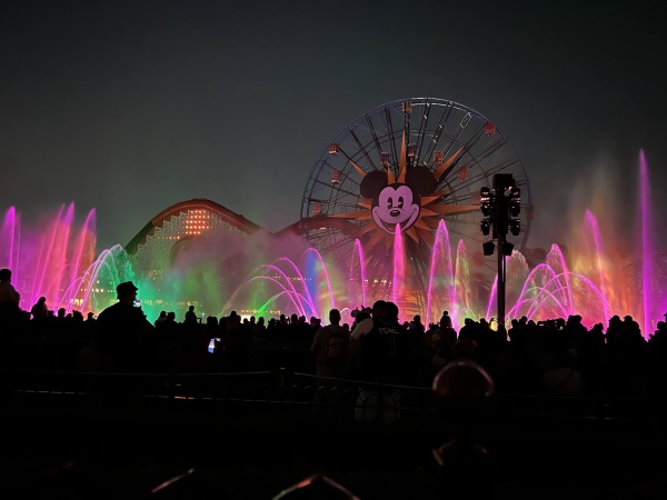 Nighttime shows at Disneyland