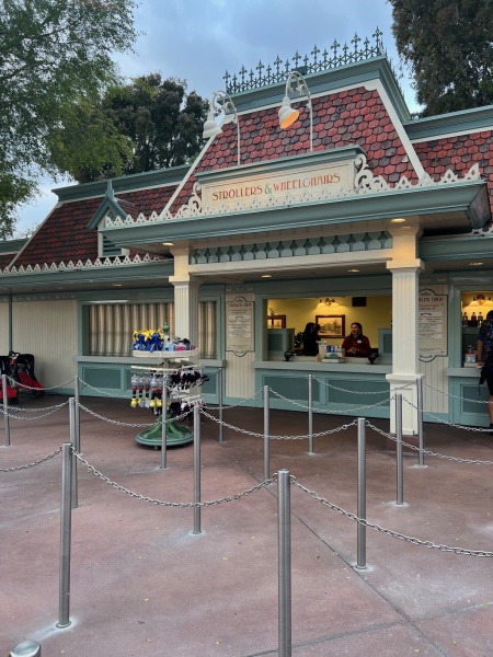 Rental location at Disneyland