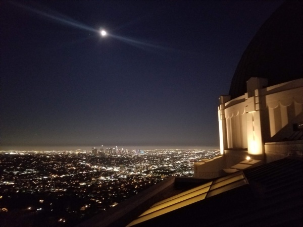 The stunning view from the Griffith Park Observatory!