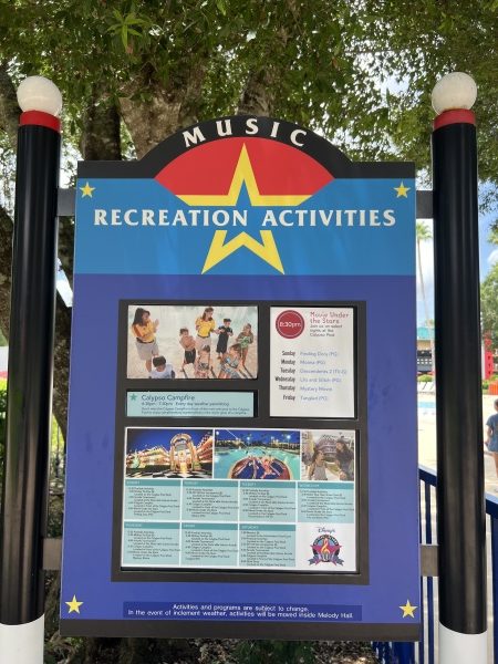 Music recreation activities board