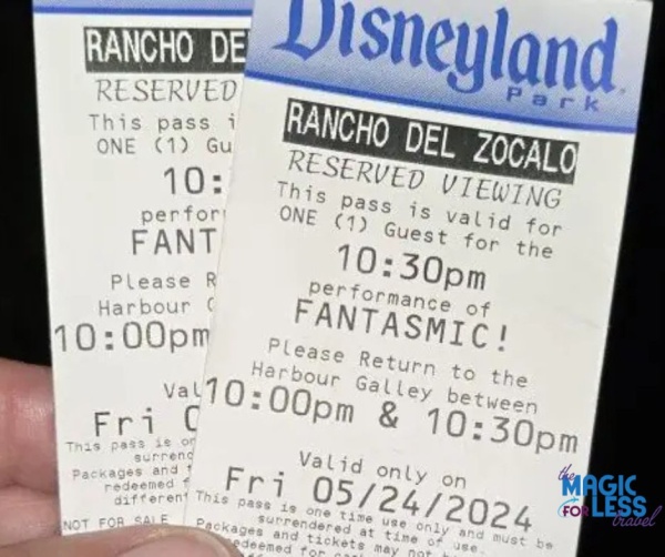 Fantasmic Dining Package Voucher