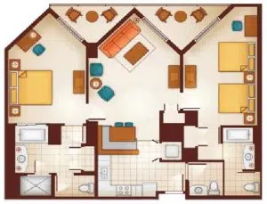 Aulani Two-Bedroom Layout