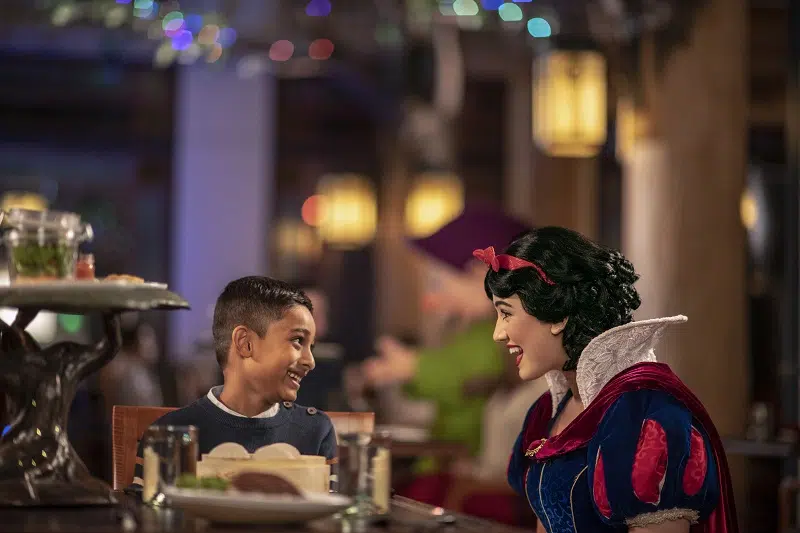 Story Book Dining at Artist Point with Snow White