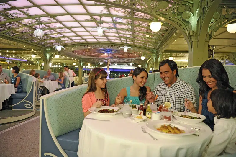 Enchanted Garden Disney Cruise Dining