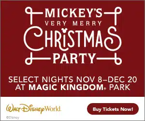 Mickey’s Very Merry Christmas Party Tickets