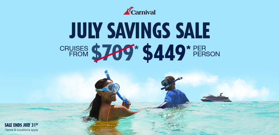Carnival Cruise Savings