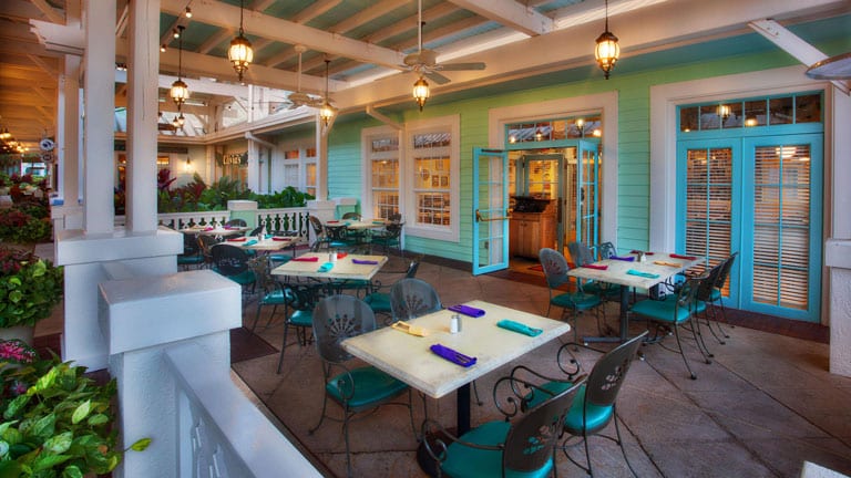 Olivia’s Café at  Disney’s Old Key West Resort
