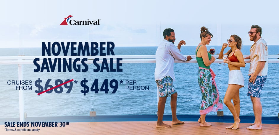 Carnival Cruise Savings Sale