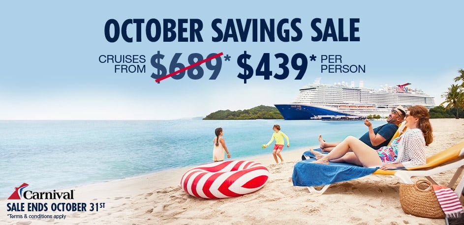 Carnival Cruise Savings Sale