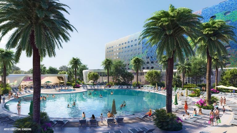 Universal Terra Luna Resort Pool Concept Art