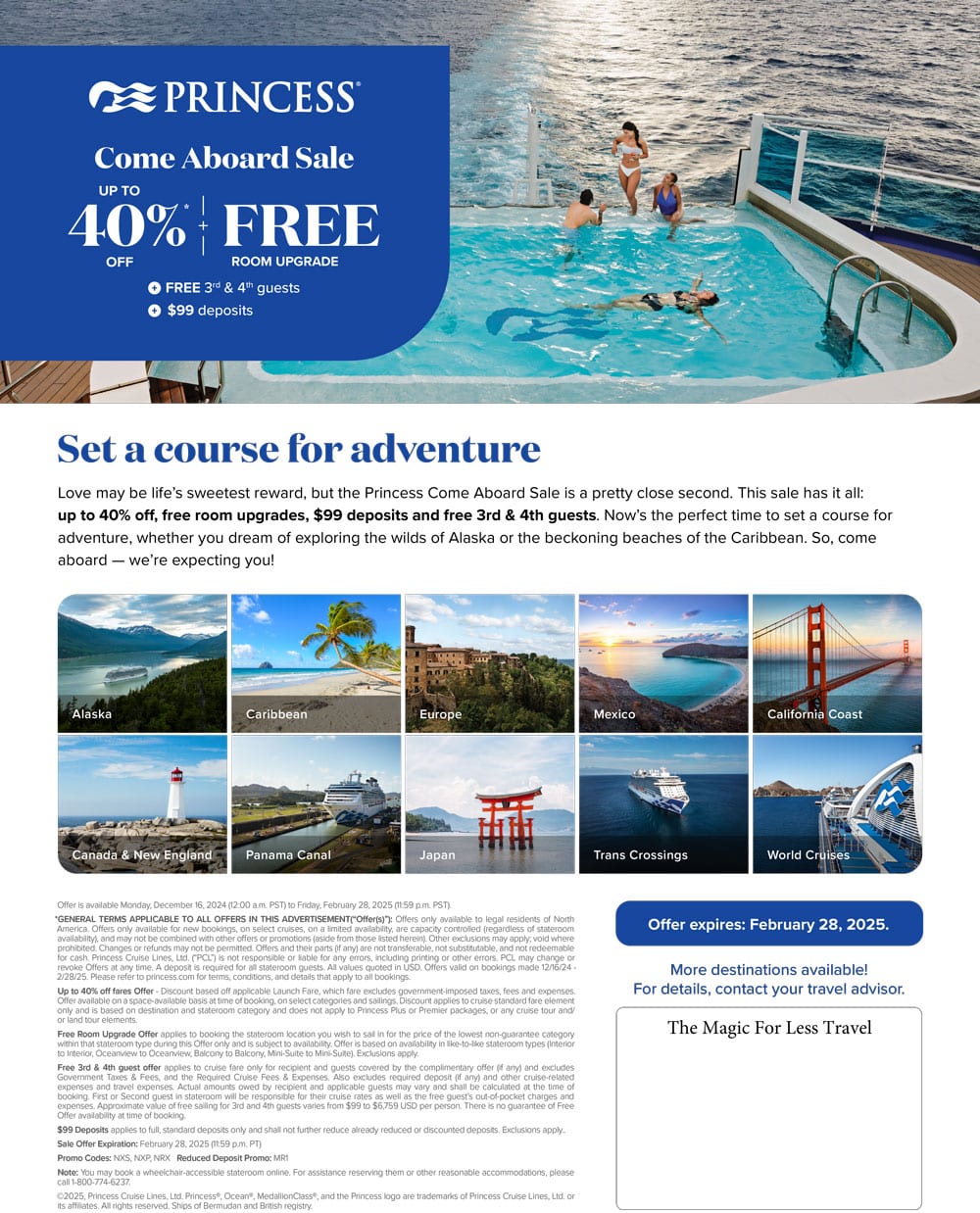 Princess Cruise Offer