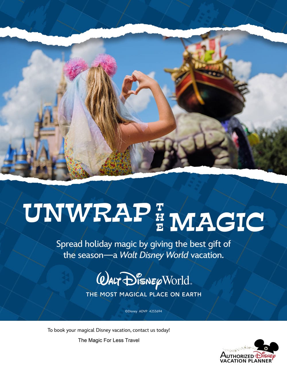 Spread holiday magic by giving the best gift of the season—a Walt Disney World vacation