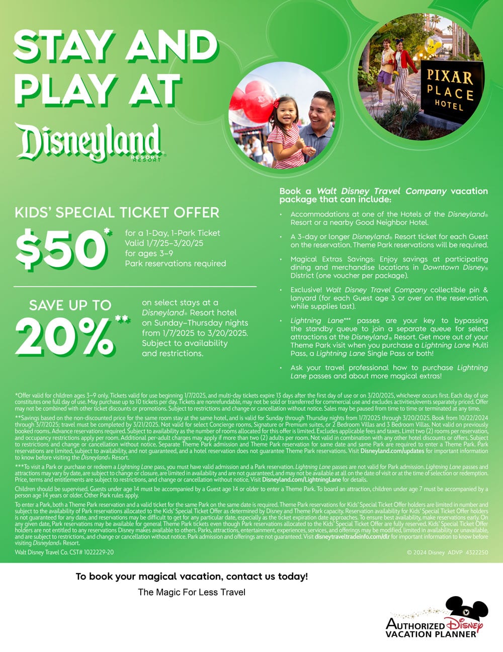 Disneyland Resort Offer